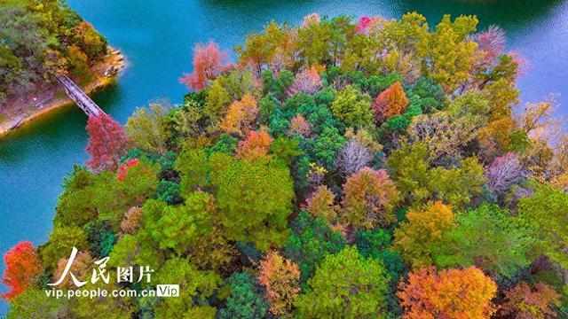 浙江淳安：千岛湖岛屿斑斓多姿