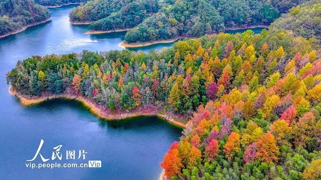 浙江淳安：千岛湖岛屿斑斓多姿