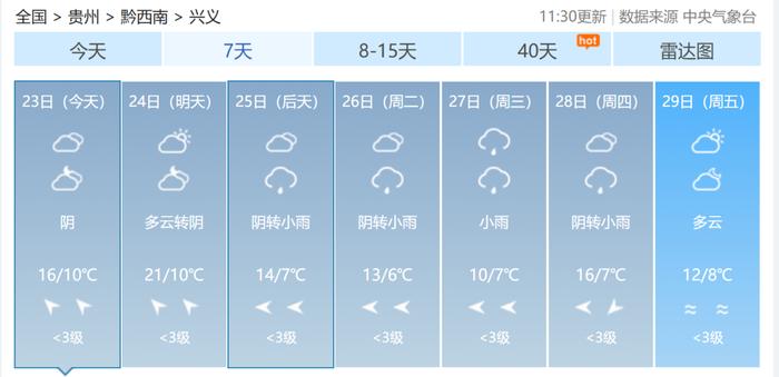 贵州断崖式降温来了！最高降温8℃！（附贵州九市州天气预报）→