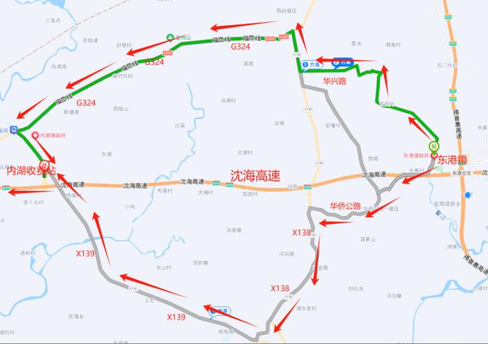 关于对G15沈海高速公路东港互通部分路段实施交通管制的通告