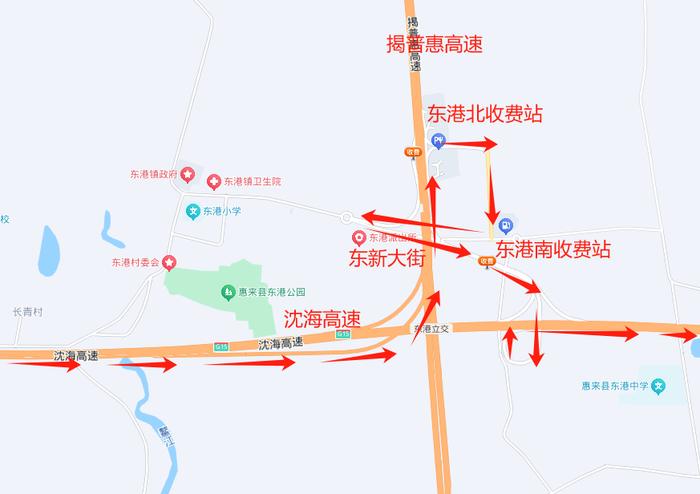 关于对G15沈海高速公路东港互通部分路段实施交通管制的通告