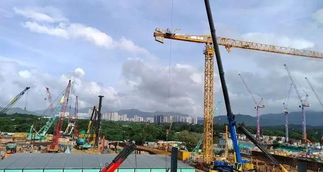 在港项目工地。受访者供图