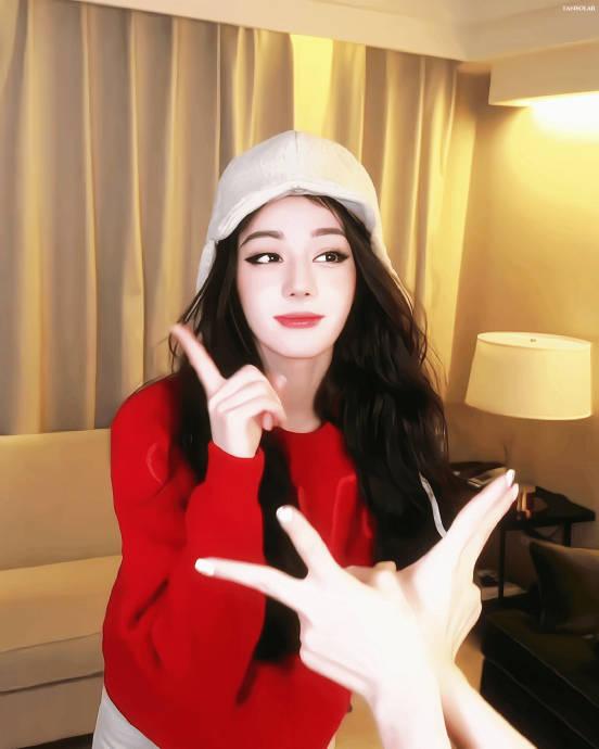哈哈，迪丽热巴周一放饭啦！好美的红色盛宴，粉丝们瞬间如饥饿小兽狂欢不止！