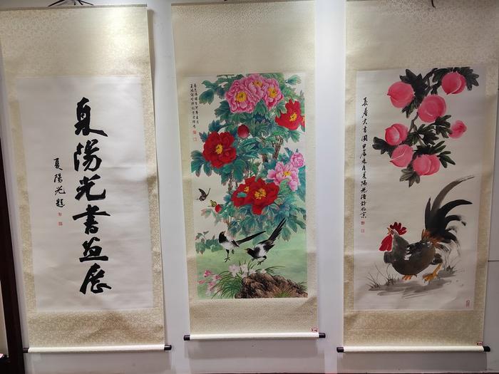 著名画家夏阳光百幅国画作品展在京举办（组图）