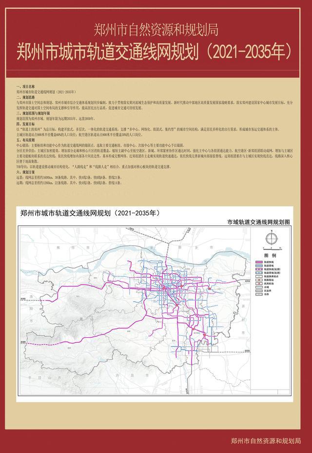 建设“轨道上的郑州”！郑州市城市轨道交通线网规划最新公示