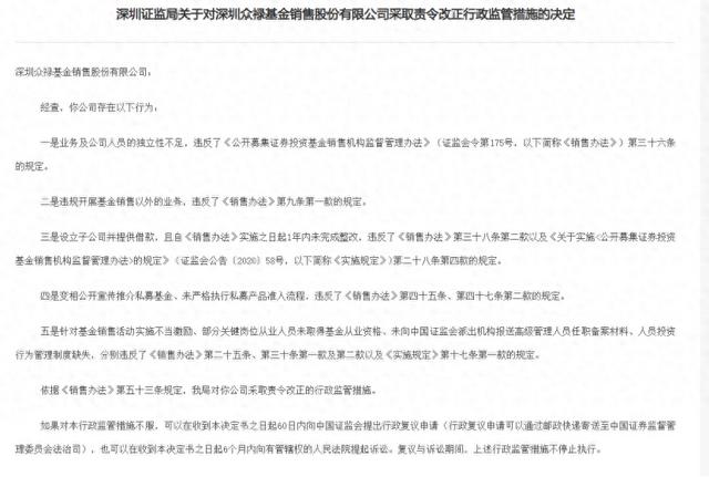 老牌三方代销机构遭罚！基金销售活动实施不当激励、人员独立性不足