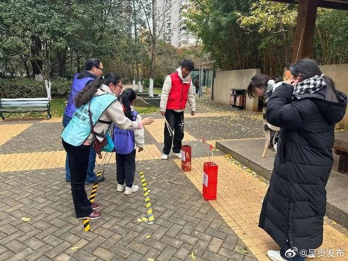 校地共建丨云岭社区开展传统体育进社区活动