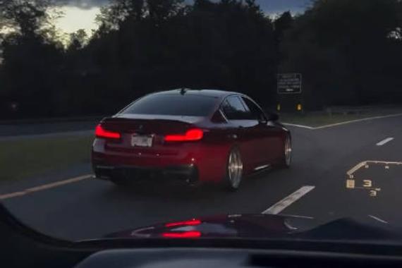 真的是滑成宝马了 F90 M5有点帅！