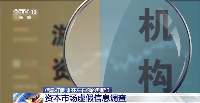 3·15信息打假丨谁在左右你的判断?资本市场虚假信息调查