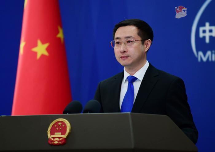 外交部发言人林剑 资料图 图源:外交部网站