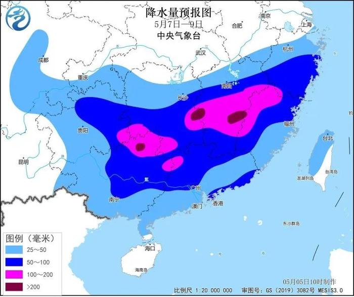 明起三天,南方将有暴雨!