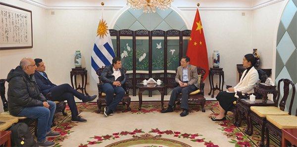 乌拉圭:适时推动乌国家足球队访华交流