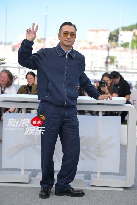 黄觉亮相《狂野时代》戛纳photocall