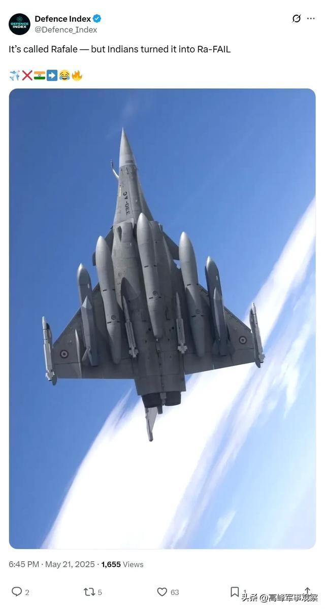 不顾印度空军恳求,法国拒绝提供阵风战斗机源代码!结果害人害己(真没想到)