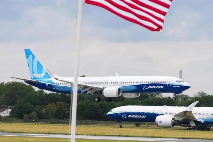 波音737 MAX 10客机(资料图) 图源:彭博社