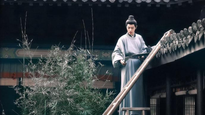 肖战《藏海传》剧照， “君子如竹”在他身上具象化了！