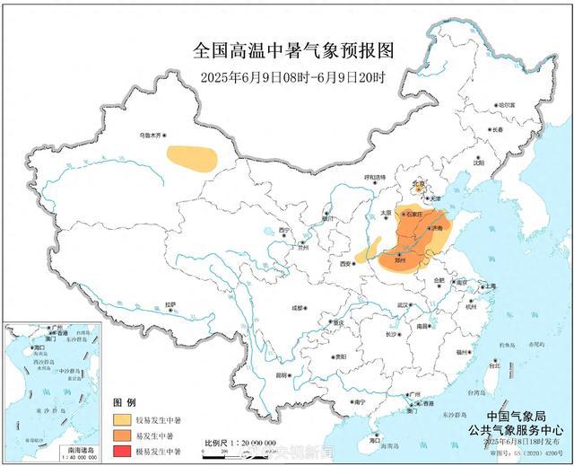 转发提醒!全国高温中暑气象预报发布