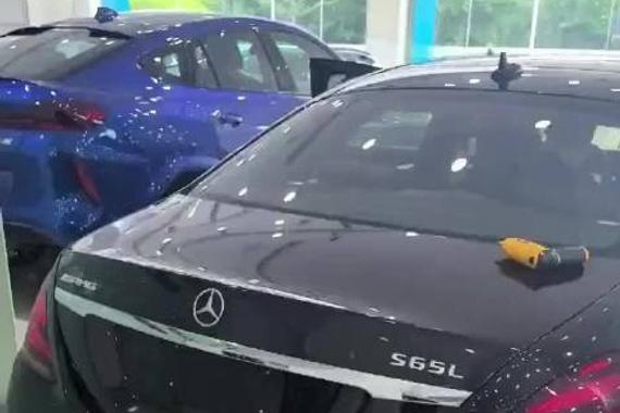 奔驰S65L冷启动声浪！v12发动机，奔驰的真正顶级轿车！三万公里，200万！