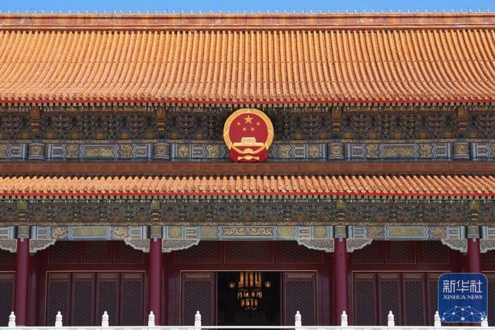 天安门城楼维护检修后重新亮相