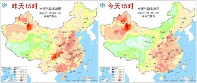 解暑雨来了,南北夹击高温!不过这些地方将有暴雨或特大暴雨