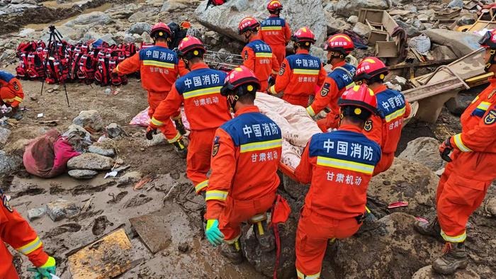 甘肃榆中马坡乡旧庄沟村2具失联人员遗体被找到