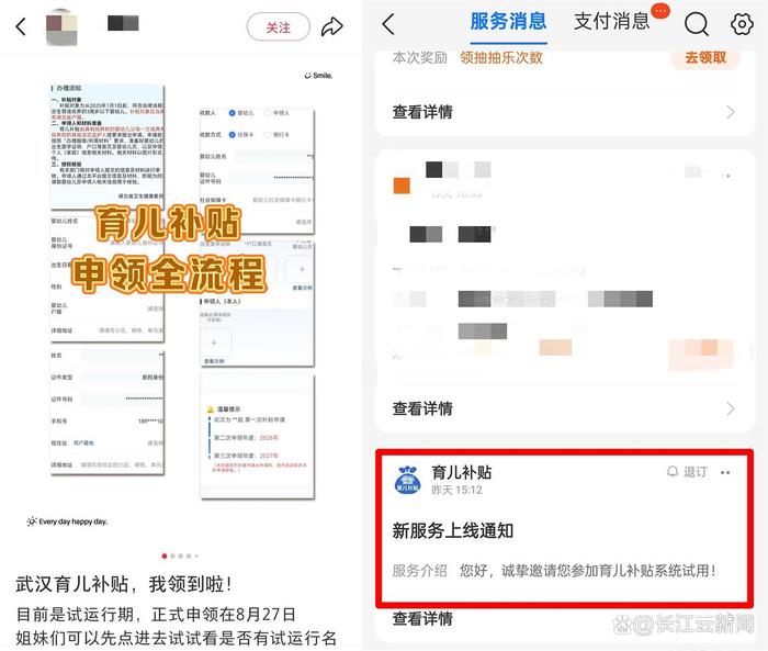 部分地区透露:育儿补贴申领系统8月26日到27日正式上线