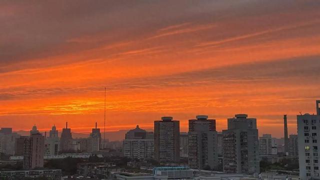 北京七夕限定晚霞，中国式浪漫拉满！