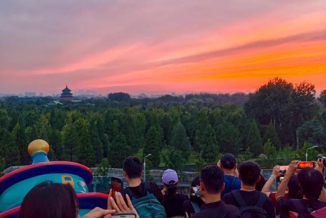 北京七夕限定晚霞，中国式浪漫拉满！