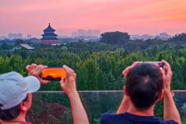 北京七夕限定晚霞，中国式浪漫拉满！