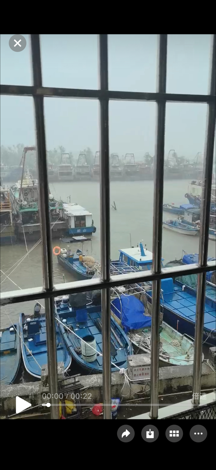 超强台风“桦加沙”过境，有些“不同”