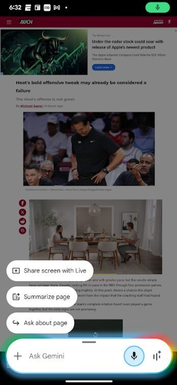 安卓/ios 版谷歌 chrome 浏览器将内置gemini ai，可总结网页内容