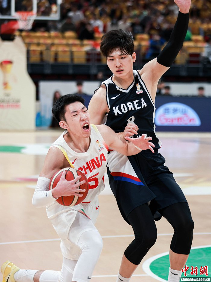 反扑为时过晚，中国男篮世预赛再负韩国男篮
