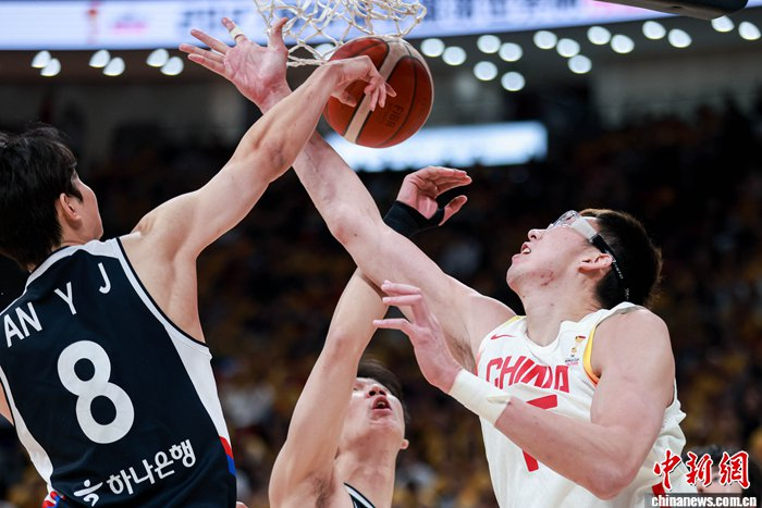 反扑为时过晚，中国男篮世预赛再负韩国男篮