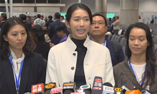 “剑后”江旻憓当选香港特区立法会议员