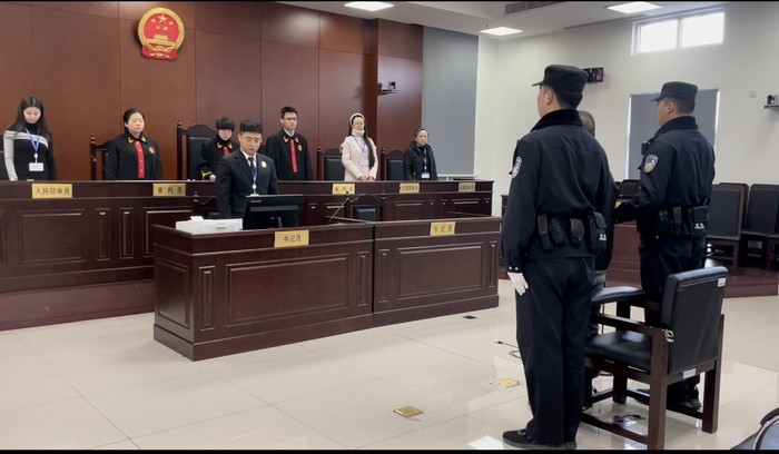庭审现场。新京报记者张静姝 摄
