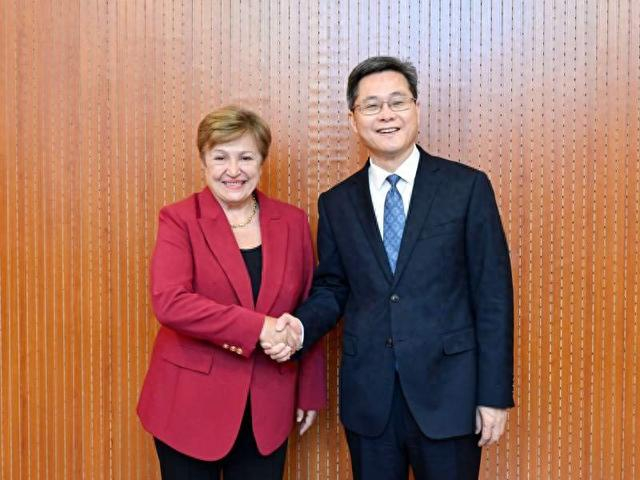 蓝佛安会见国际货币基金组织总裁格奥尔基耶娃