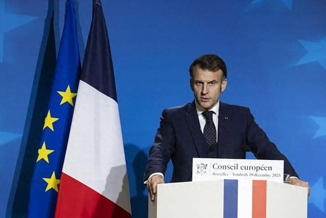 马克龙 资料图。图源：视觉中国