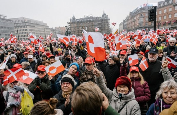 当地时间1月17日，丹麦哥本哈根举行抗议示威。 IC Photo
