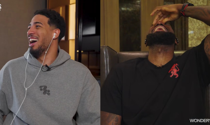 说的人是我！哈利透露奥运坐冷板凳真实想法 老詹被逗得仰天大笑