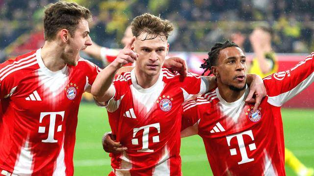 拜仁3-2双杀多特！24轮狂轰88球！凯恩梅开二度，基米希凌空制胜