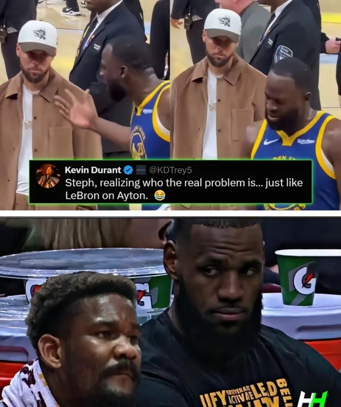 看热闹不嫌事大，杜兰特拱火库里格林关系，还顺带嘲讽了艾顿