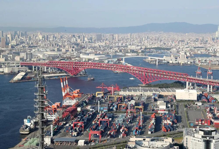 这是2019年6月25日拍摄的日本大阪。新华社记者李钢摄