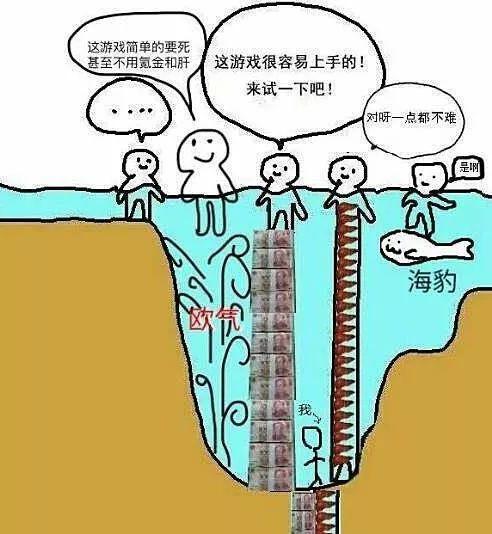 一张最近很流行的关于氪金文化的小漫画,你能看懂每一个梗吗