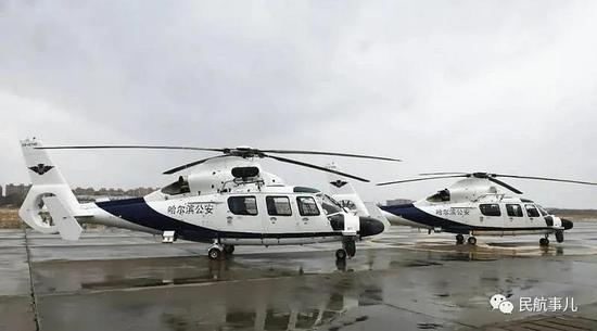 两架AC312E警用直升机