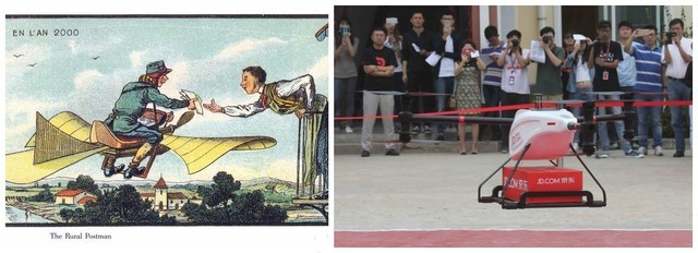 实现度150% 不仅能开飞机送快递而且还是无人机