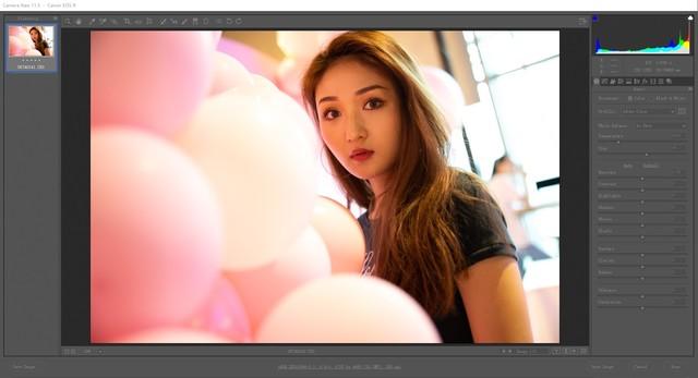 Lightroom或者Photoshop可以打开RAW文件