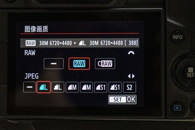 相机中的RAW和JPG照片