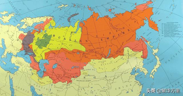 世界强国俄罗斯，领土的总面积，为何能够扩张170多倍？