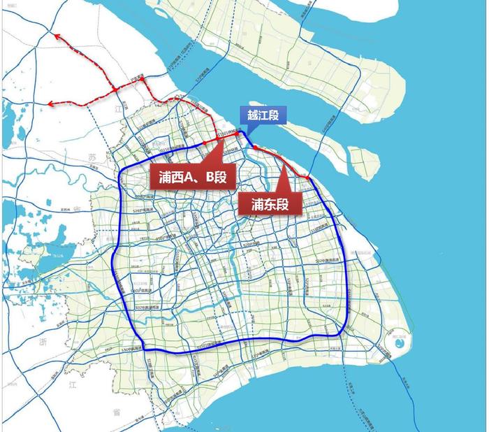 上海郊环隧道明天通车，郊环线将从“C”变“O”形成闭环
