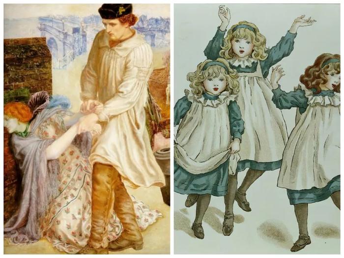 ▲右图来自Kate Greenaway